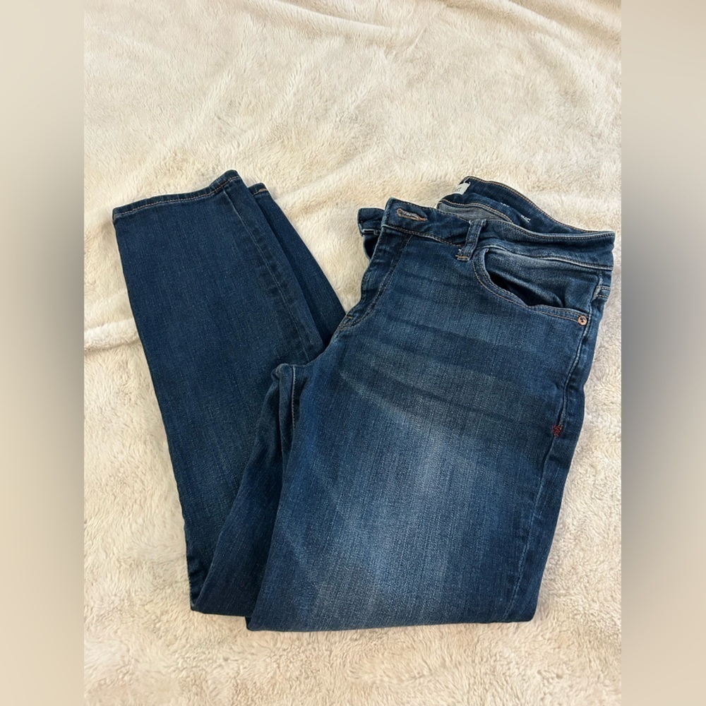 Warp + Weft jeans. JFK New York City Skinny. 31 x 27 blue